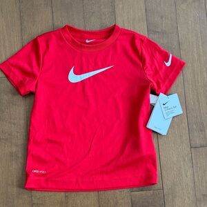 Nike Kids Bright Red Short Sleeve Tee